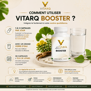 Comment utiliser VITARQ Booster – 1 à 2 capsules par jour avec de l’eau — VITARQ, vue 5