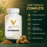 Ingrédients HyperMass VITARQ : fenugrec et maca, complément prise de poids Maroc — VITARQ, vue 3